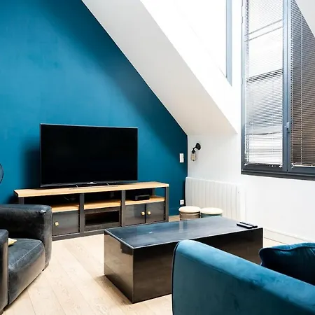 Appartement Loft Lumineux 90m2 - Port & Centre - Caen
