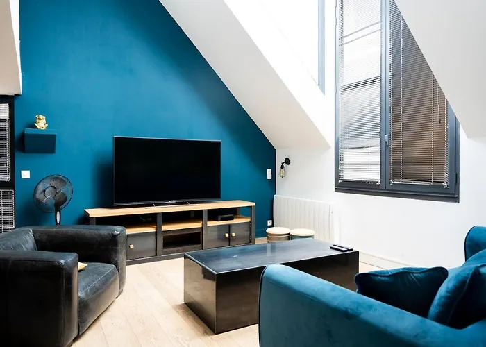 アパート Loft Pour 2 Au Port De カーン